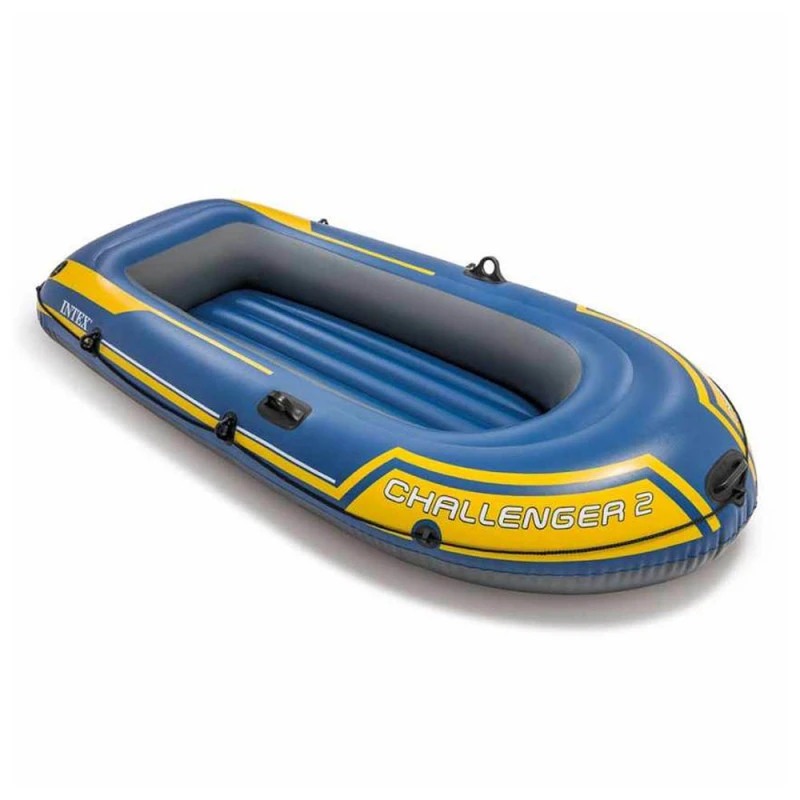 BATEAU GONFLABLE INTEX CHALLENGER 2 + 2 RAMES + GONFLEUR 6 BATEAU GONFLABLE INTEX CHALLENGER 2 + 2 RAMES + GONFLEUR – Image 4