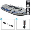 BATEAU GONFLABLE INTEX EXCURSION 5 + 2 AVIRONS + GONFLEUR 2 BATEAU GONFLABLE INTEX EXCURSION 5 + 2 AVIRONS + GONFLEUR -Aviron Sportif bateau gonflable intex excursion 5 2 avirons gonfleur