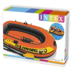 BATEAU GONFLABLE INTEX EXPLORER PRO 200 + 2 RAMES + GONFLEUR 9 BATEAU GONFLABLE INTEX EXPLORER PRO 200 + 2 RAMES + GONFLEUR -Aviron Sportif bateau gonflable intex explorer pro 200 2 rames gonfleur 2