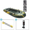 BATEAU GONFLABLE INTEX SEAHAWK 3 + 2 AVIRONS + GONFLEUR 1 BATEAU GONFLABLE INTEX SEAHAWK 3 + 2 AVIRONS + GONFLEUR -Aviron Sportif bateau gonflable intex seahawk 3 2 avirons gonfleur