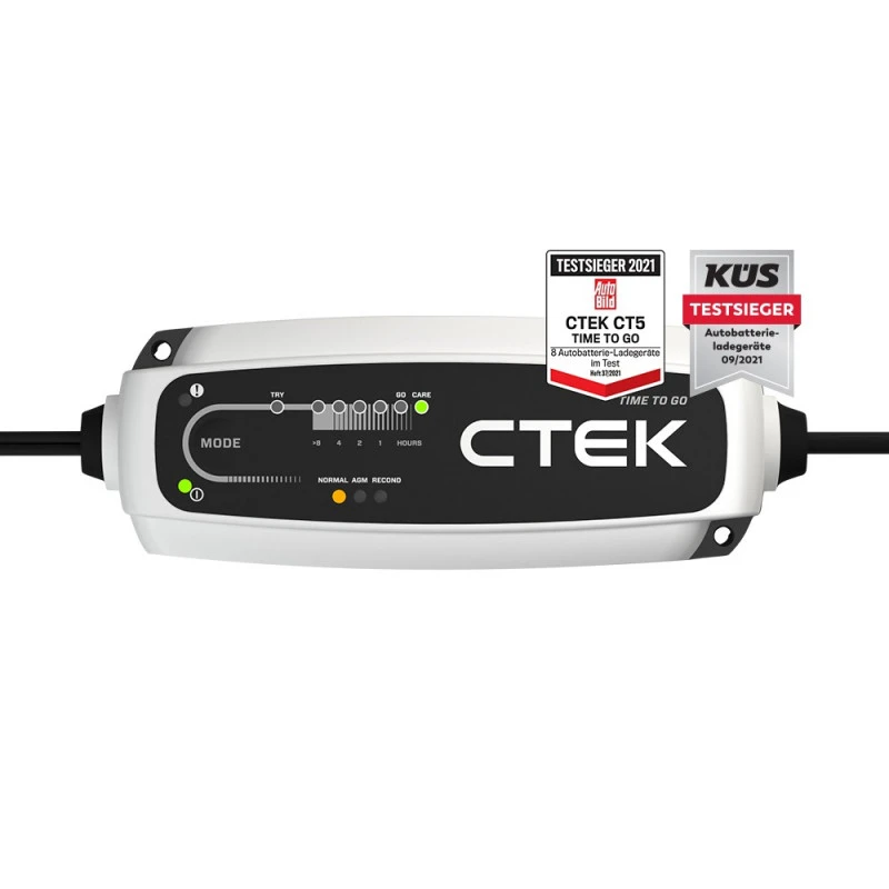 Chargeur De Batterie CTEK 40-161 CT5 TIME TO GO EU 5A 3 Chargeur De Batterie CTEK 40-161 CT5 TIME TO GO EU 5A