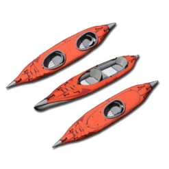 KAYAK GONFLABLE ADVANCED ELEMENTS FRAME CONVERTIBLE ROUGE -Aviron Sportif kayak gonflable advanced elements frame convertible rouge 8