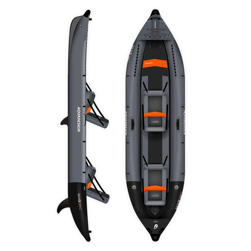Kayak Gonflable Aqua Design Xperience 360 2 Personnes 3 Kayak Gonflable Aqua Design Xperience 360 2 Personnes