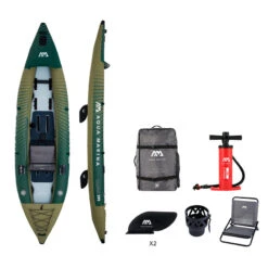 KAYAK GONFLABLE AQUA MARINA CALIBER PECHE -Aviron Sportif kayak gonflable aqua marina caliber peche 1
