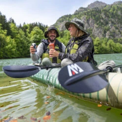 KAYAK GONFLABLE AQUA MARINA CALIBER PECHE -Aviron Sportif kayak gonflable aqua marina caliber peche 11