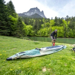 KAYAK GONFLABLE AQUA MARINA CALIBER PECHE -Aviron Sportif kayak gonflable aqua marina caliber peche 2