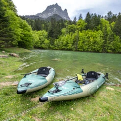 KAYAK GONFLABLE AQUA MARINA CALIBER PECHE -Aviron Sportif kayak gonflable aqua marina caliber peche 4