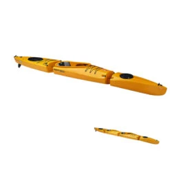 KAYAK MODULABLE POINT 65°N MERCURY GTX DUO JAUNE -Aviron Sportif kayak modulable point 65n mercury gtx duo jaune 2
