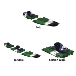 KAYAK MODULABLE SPECIAL PECHE POINT 65°N TEQUILA GTX ANGLER SOLO -Aviron Sportif kayak modulable special peche point 65n tequila gtx angler solo 2