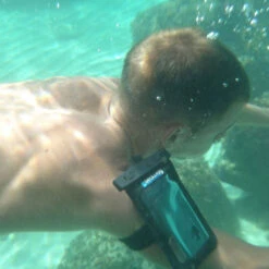 KIT COMPLET POCHETTE ETANCHE SMARTPHONE SEAWAG NOIRE NOIR/BLEU -Aviron Sportif kit complet pochette etanche smartphone seawag noire noir bleu 5