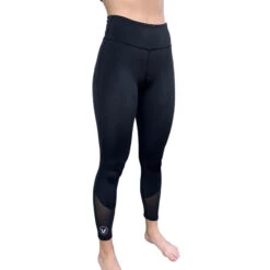 Leggings Activ ERGO UV 50+ Noir Femme VAIKOBI -Aviron Sportif leggings activ ergo uv 50 noir femme vaikobi 2