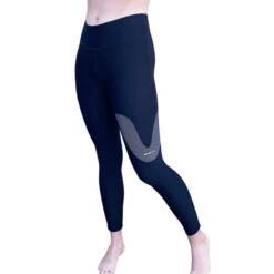 Leggings Active HYDROFLEECE Noir Femme VAIKOBI -Aviron Sportif leggings active hydrofleece noir femme vaikobi 2