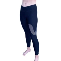 Leggings Active HYDROFLEECE Noir Femme VAIKOBI -Aviron Sportif leggings active hydrofleece noir femme vaikobi 3