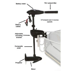 MOTEUR ELECTRIQUE INTEX 40 LBS 0.6CV -Aviron Sportif moteur electrique intex 40 lbs 06cv 5