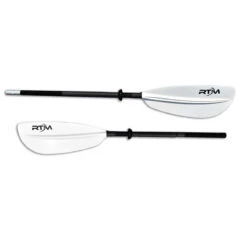 PAGAIE ROTOMOD FIBRE ELEGANCE BLANCHE 2 PARTIES 220 CM -Aviron Sportif pagaie rotomod fibre elegance blanche 2 parties 220 cm 2