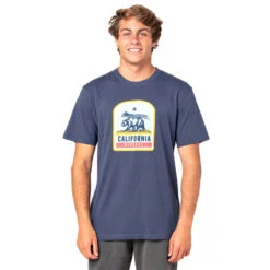 T-SHIRT RIP CURL DESTINATION ANIMALS BLEU MARINE -Aviron Sportif t shirt rip curl destination animals bleu marine 2