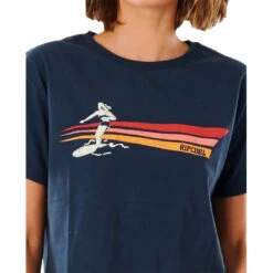 T-SHIRT RIP CURL GOLDEN STATE CROP BLEU MARINE FEMME 10 T-SHIRT RIP CURL GOLDEN STATE CROP BLEU MARINE FEMME -Aviron Sportif t shirt rip curl golden state crop bleu marine femme 3