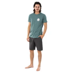 T-SHIRT RIP CURL WETTIE ESSENTIAL BLEU GRIS -Aviron Sportif t shirt rip curl wettie essential bleu gris 3