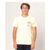 Rip Curl T-SHIRT RIPCURL IN DA POCKET TEE JAUNE CLAIR -Aviron Sportif t shirt ripcurl in da pocket tee jaune clair