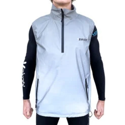 Veste 1/2 Zip Vdry Gris Refléchissant VAIKOBI -Aviron Sportif veste 1 2 zip vdry gris reflechissant vaikobi 1