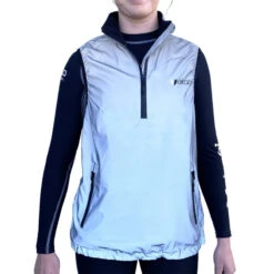 Veste 1/2 Zip Vdry Gris Refléchissant VAIKOBI -Aviron Sportif veste 1 2 zip vdry gris reflechissant vaikobi 3